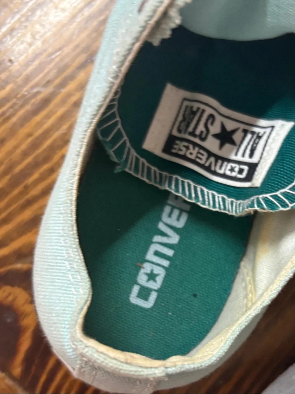 Converse Mint And Teal Sneakers Size 7